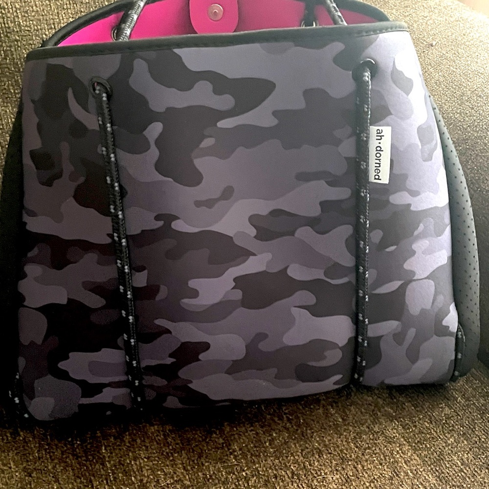 COPY - Neoprene tote with attached mini purse